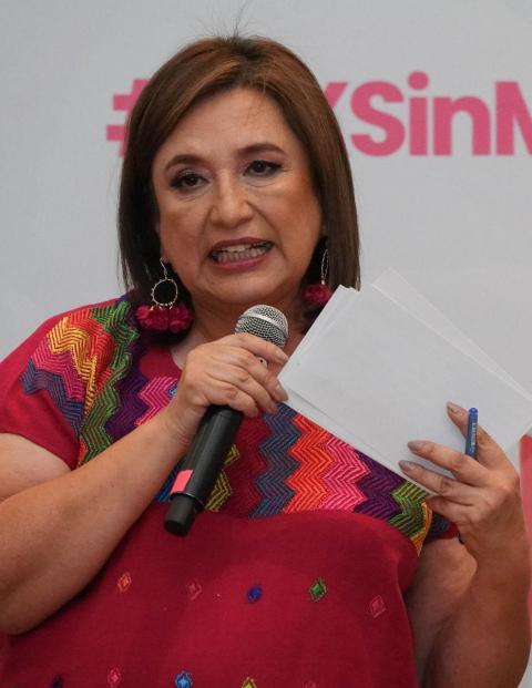 Xóchitl Gálvez busca ser la primera mujer presidenta de México.