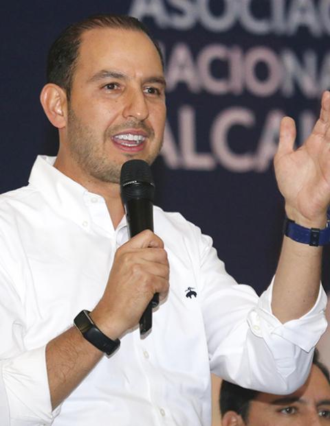 El dirigente nacional de Acción Nacional, Marko Cortés, en imagen de archivo.