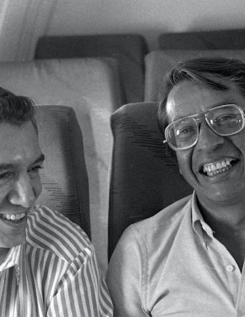 René Avilés Fabila (1940-2016) y José Agustín (1944).