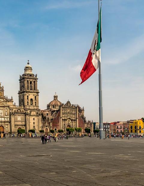 Zócalo de la Ciudad de México.