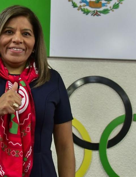 María José Alcalá se ha vuelto en el apoyo de los deportistas mexicanos.