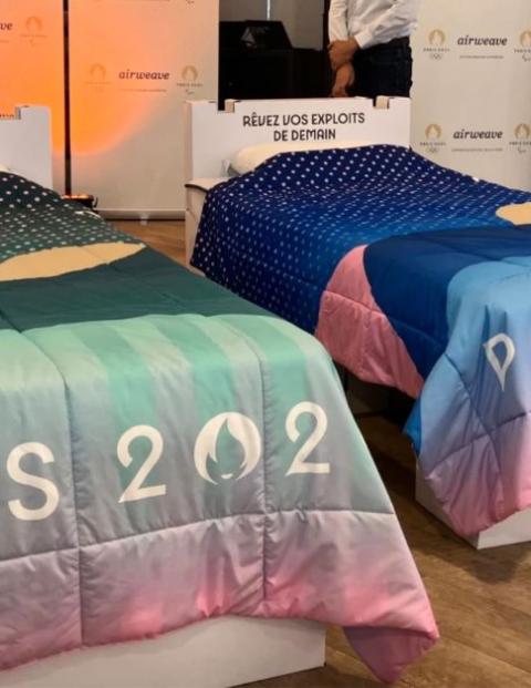 Las camas de París 2024 está hechas de cartón.