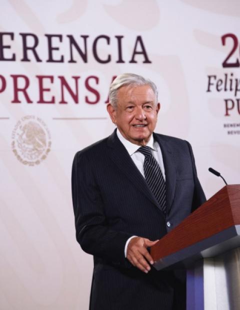 El Presidente López Obrador.