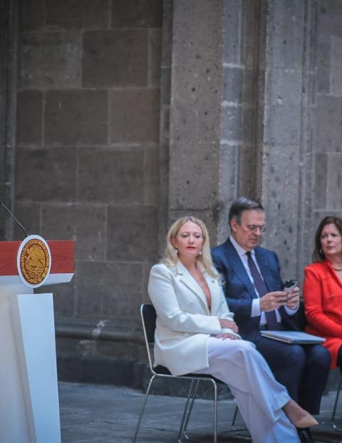 Conferencia de Claudia Sheinbaum este mediodía en Palacio Nacional.