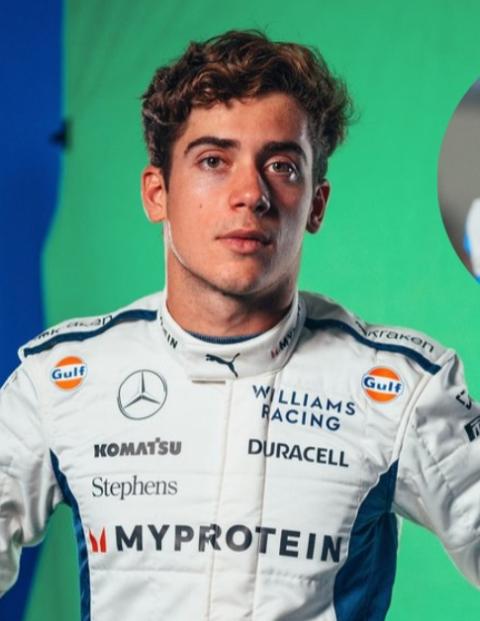 Franco Colapinto, piloto argentino de F1, no incluyó a Lionel Messi en su top 3 de deportistas argentinos favoritos.