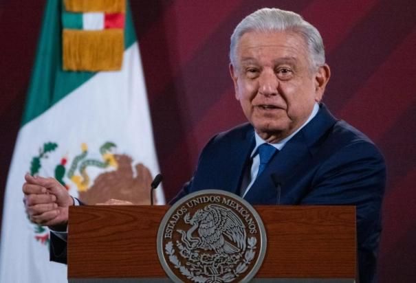 Andrés Manuel López Obrador, presidente de México, ofrece su conferencia de prensa este martes 30 de abril del 2024, desde Palacio Nacional, en CDMX.