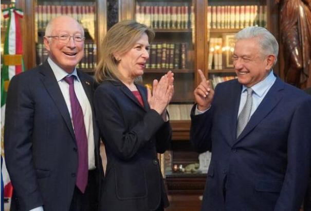El Presidente López Obrador se reunió con Elizabeth Sherwood-Randall, quien es asesora de Seguridad Nacional de Joe Biden.