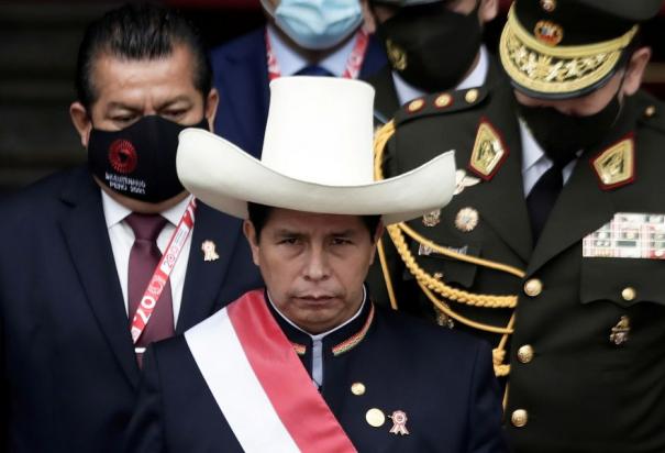 En la imagen, Pedro Castillo, expresidente de Perú.