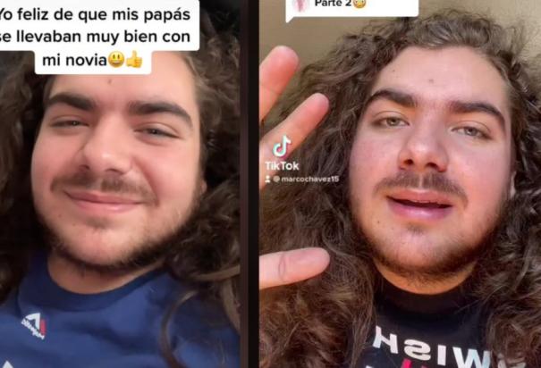 Joven encontró a su novia siéndole infiel con sus papás