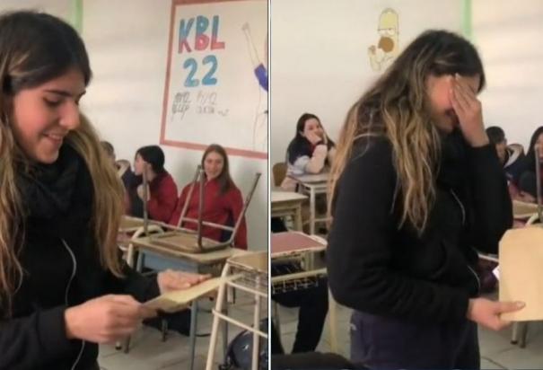 Estudiantes regalan viaje de graduación a su compañera; reacción se viraliza (VIDEO)