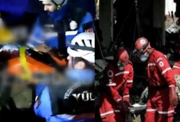 Así fue como agradecieron a los Topos México por rescatar a una mujer con vida en la ciudad de Hatay, Turquía; estuvo bajo los escombros más de 40 horas