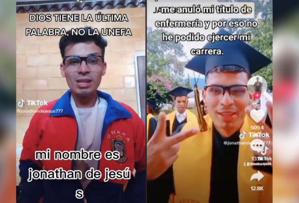 Joven pierde su titulo universitario por bromear en TikTok que se graduó de enfermería gracias a que copiaba en los exámenes