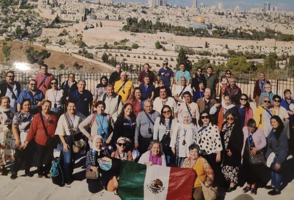 Grupo de nayaritas que viajó a Israel.