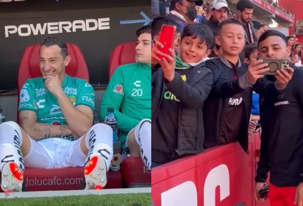 Andrés Guardado y Alexis Vega tienen increíble gesto en el Toluca vs León