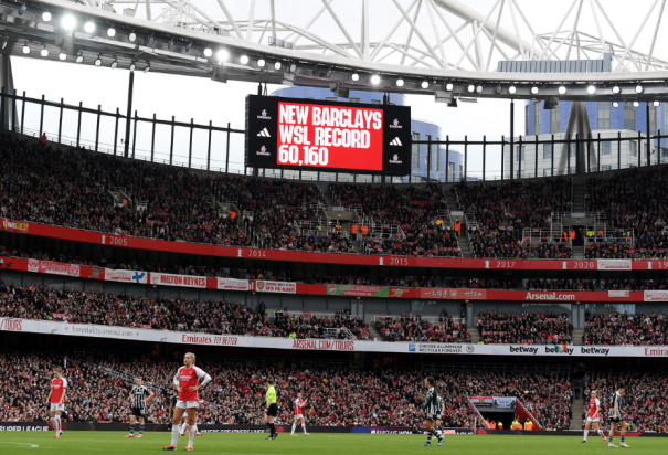 El Arsenal Femenil rompió el récord de asistencia en el Emirates Stadium.