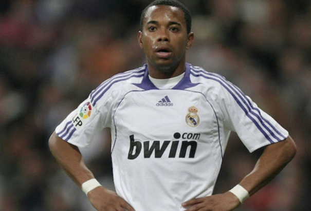 Robinho como jugador del Real Madrid