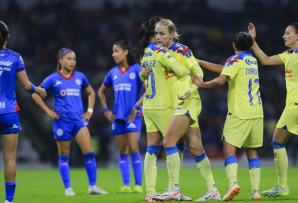 América goleó a Cruz Azul en Clásico Joven Femenil en el Apertura 2023