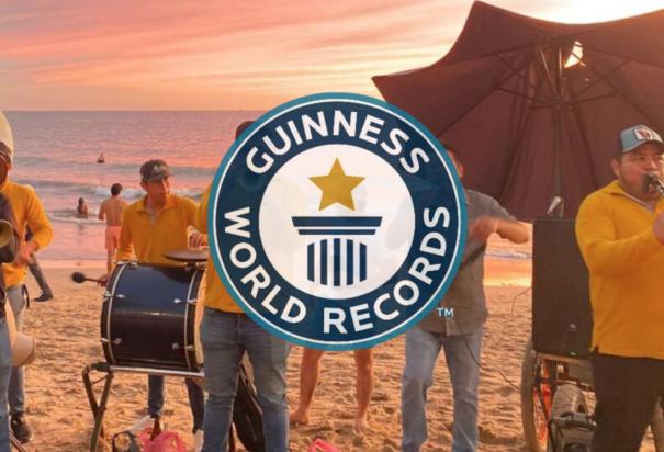 Bandas en Mazatlán van por el récord Guinness de la tocada de banda sinaloense más grande del mundo.
