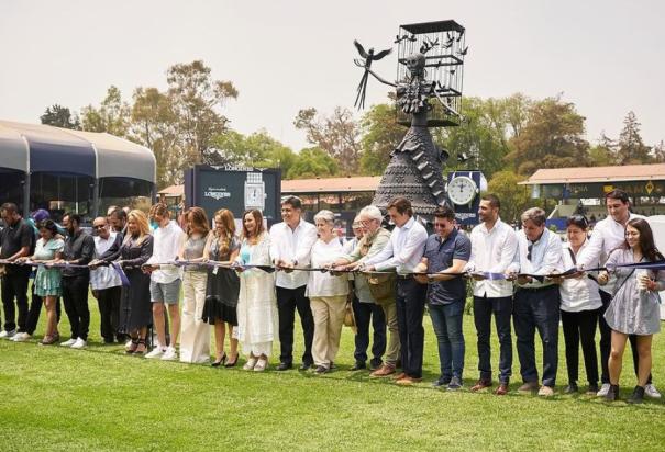 Se corta el listón de la inauguración del despliegue cultural 2024 del Longines Global Champions Tour México