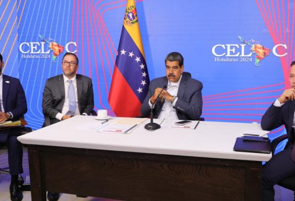 Nicolás Maduro en conferencia de Celac.