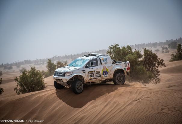 Pedro de Uriarte se mantiene en la pelea en el Morocco Desert Challenge 2024.