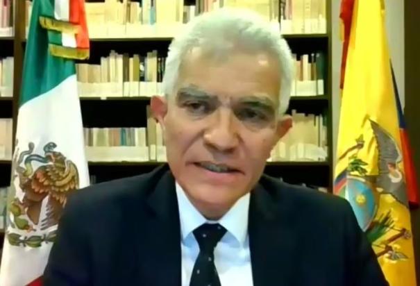 Recibe Fiscalía de Ecuador denuncia penal contra diplomático mexicano, Roberto Canseco.