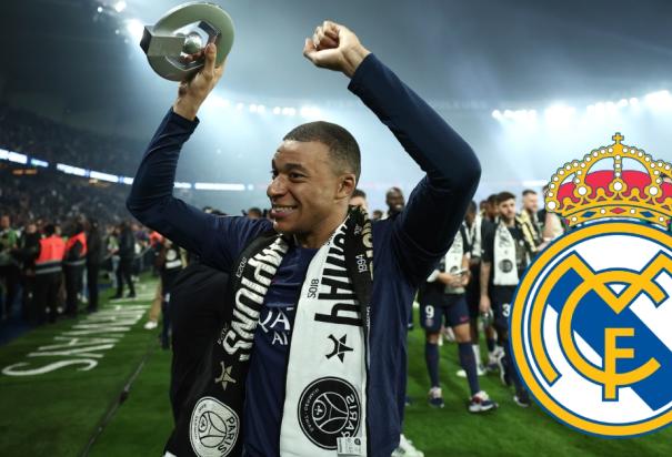 Kylian Mbappé llega al Real Madrid y firma por cinco años