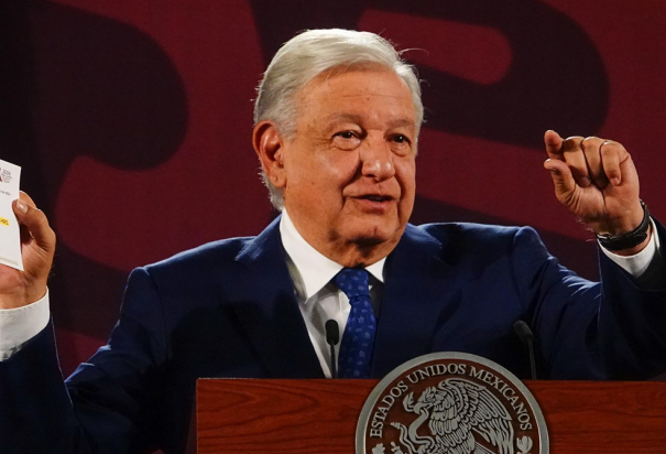 Andrés Manuel López Obrador, presidente de México, ofreció su conferencia de prensa este viernes 19 de julio del 2024, desde Palacio Nacional, en CDMX.