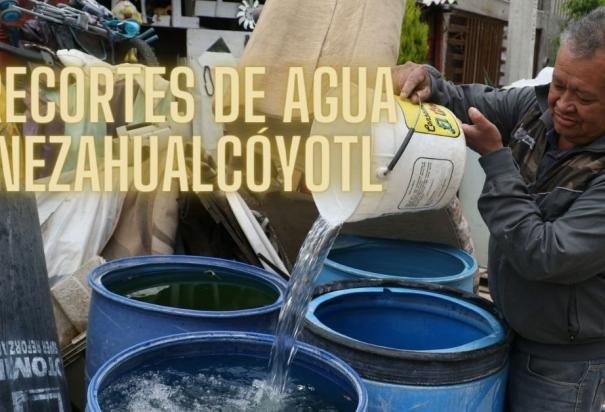 Estas son las colonias afectadas por el recorte de agua en Nezahualcóyotl.