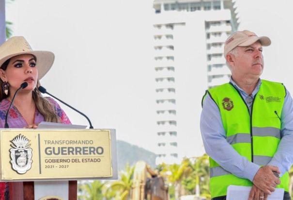 Evelyn Salgado supervisa obras de mejoramiento en sistemas de drenaje.