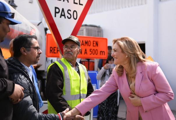 La gobernadora Maru Campos.