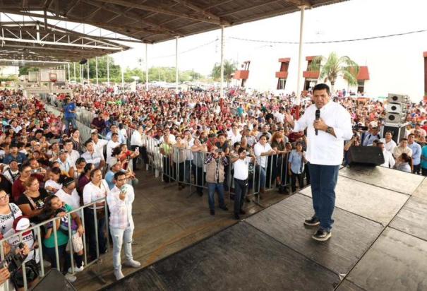 Concluye Javier May primer recorrido como gobernador electo por los 17 municipios de Tabasco.