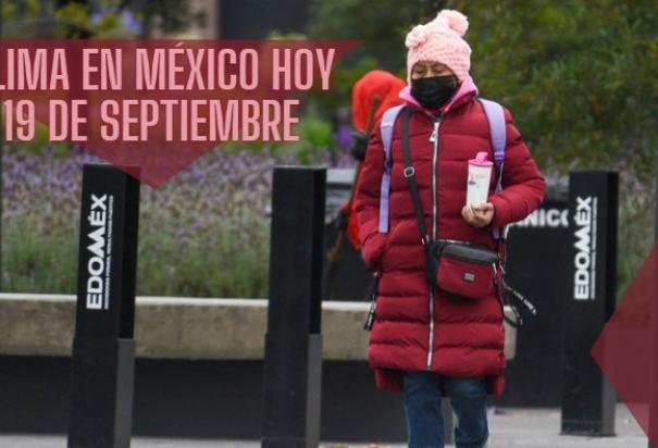 En distintos estados de México se registrarán bajas temperaturas acompañadas de lluvias.