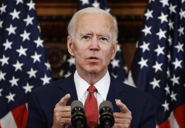 El candidato presidencial demócrata, Joe Biden en Filadelfia, el 2 de junio de 2020.