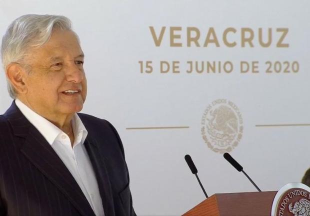 El presidente de México, Andrés Manuel López Obrador, el 15 de junio de 2020.