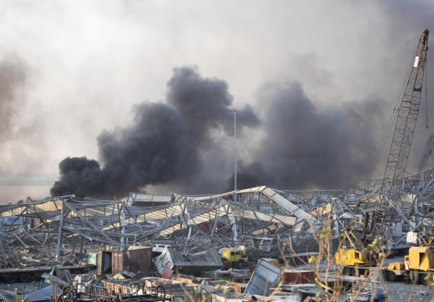 Explosión en Beirut, el 4 de agosto de 2020.