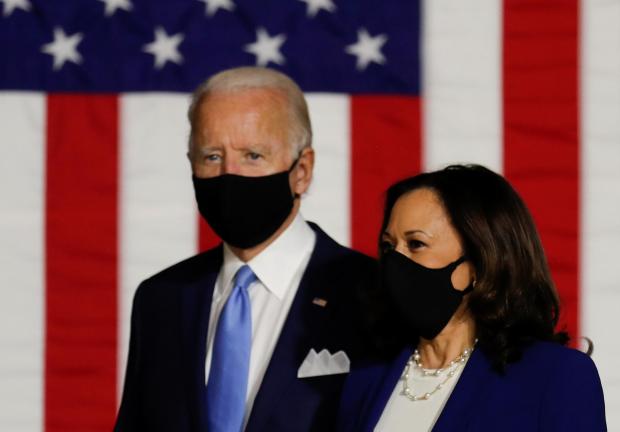 El 12 de agosto de 2020, en un evento de campaña en Delaware, por primera ocasión el entonces candidato presidencial Joe Biden y apareció con la candidata a vicepresidente Senadora Kamala Harris.