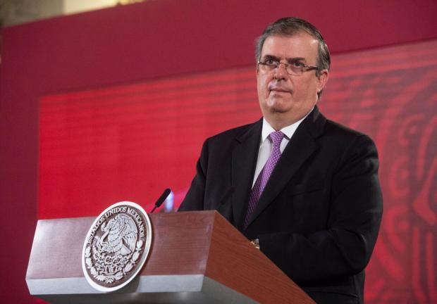 El secretario de Relaciones Exteriores, Marcelo Ebrard , el 12 de agosto de 2020.