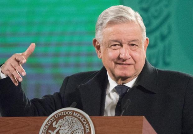 El presidente de México, Andrés Manuel López Obrador, el 17 de febrero de 2021.
