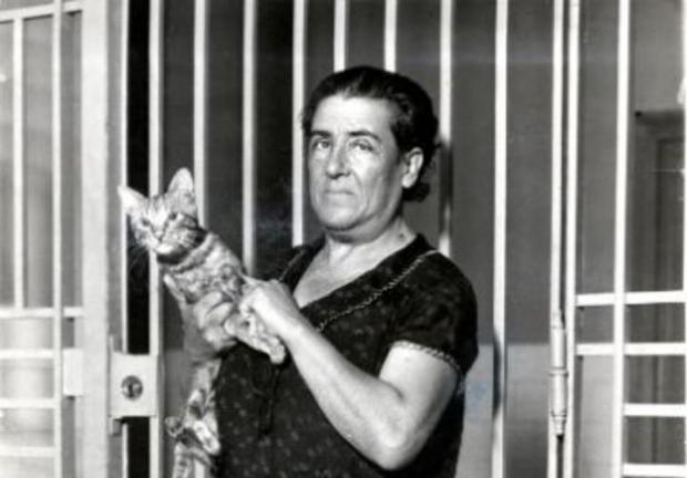 Aurora Rodríguez Carballeira, en prisión, 1933.