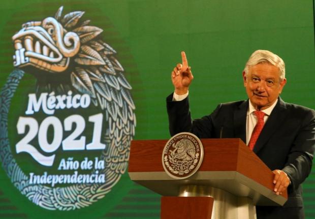 Andrés Manuel López Obrador (AMLO), Presidente de México, el 7 de junio de 2021.