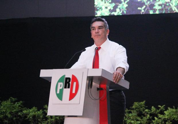 Dirigente nacional del Partido Revolucionario Institucional (PRI), Alejandro Moreno Cárdenas