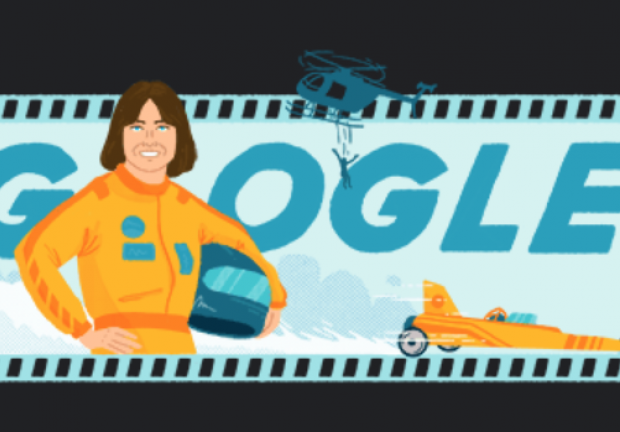 Con este Doodle, Google homenajea a Kitty O'Neil.