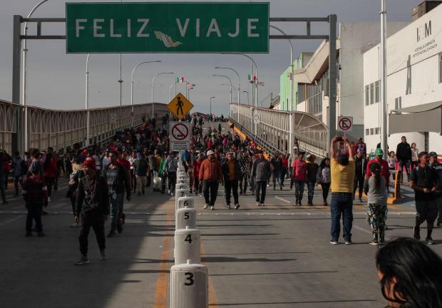 El flujo migratorio en Ciudad Juárez registra cifras récord.