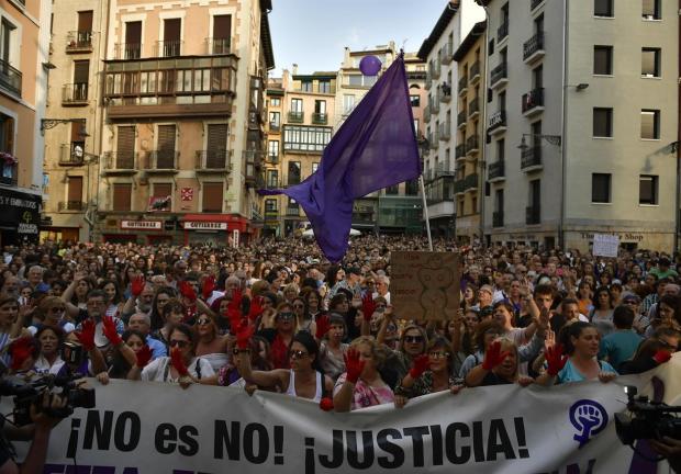 Protestas en España por la condena que en un inicio impusieron a La Manada