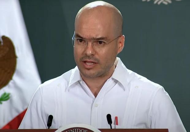 El Coordinador Nacional de Protección Civil, David León, el 3 de junio de 2020.