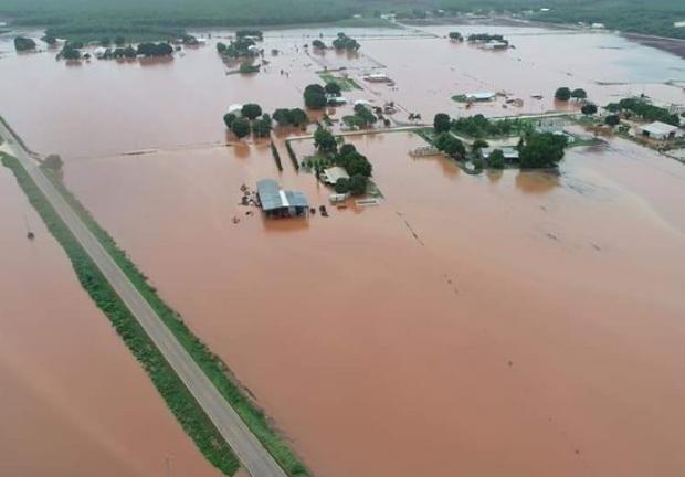 Comunidades bajo el agua en Campeche, el 4 de junio de 2020.