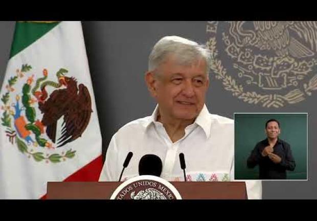 Durante su conferencia matutina, el presidente de México dió a conocer sus medidas de precaución.