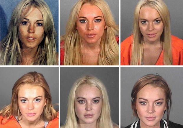 Lindsay Lohan y sus idas a la cárcel