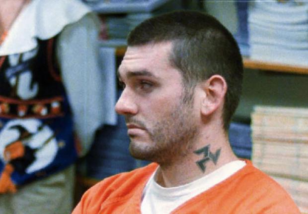 Daniel Lewis Lee espera su audiencia de acusación por asesinato en el Centro de Detención del Condado de Pope en Russellville, Arkansas, el 31 de octubre de 1997.